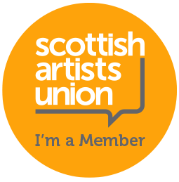 Scottish Artists Union badge
